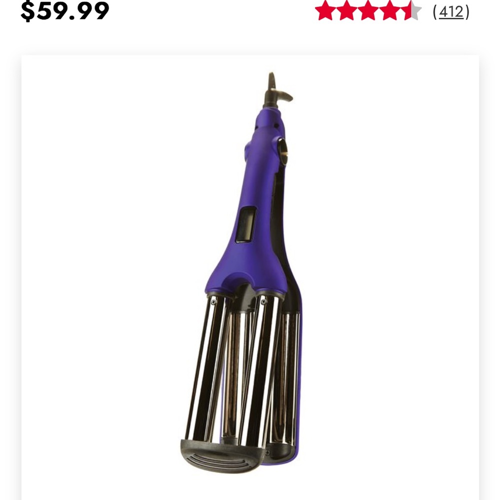 Purple Hair Styling Tool
